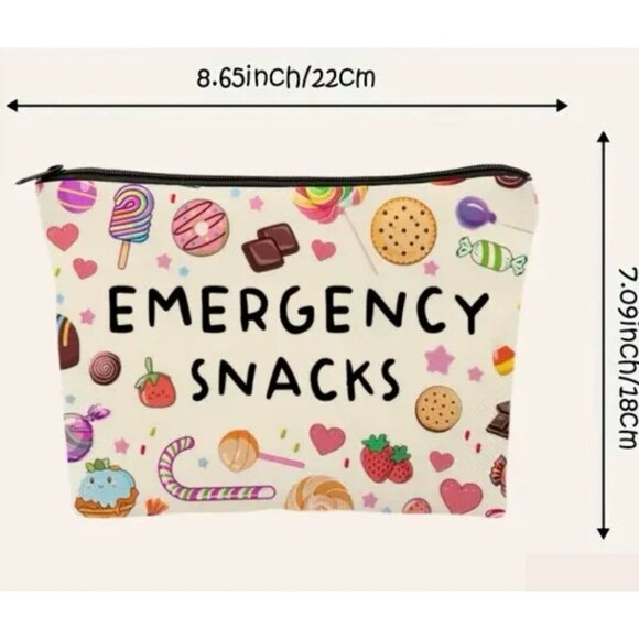 "Emergency Snacks" Makeup Bag - Picture 4 of 5